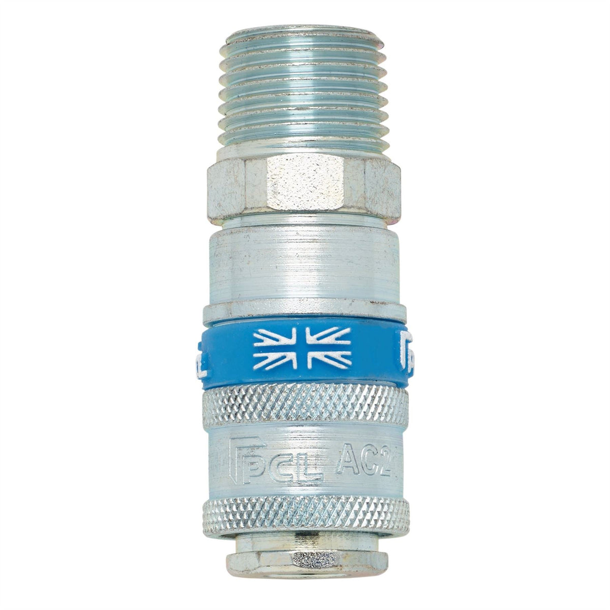 Draper 1/2" Male Thread PCL Tapered Airflow Coupling (Sold Loose) 37837 White Rose Tools