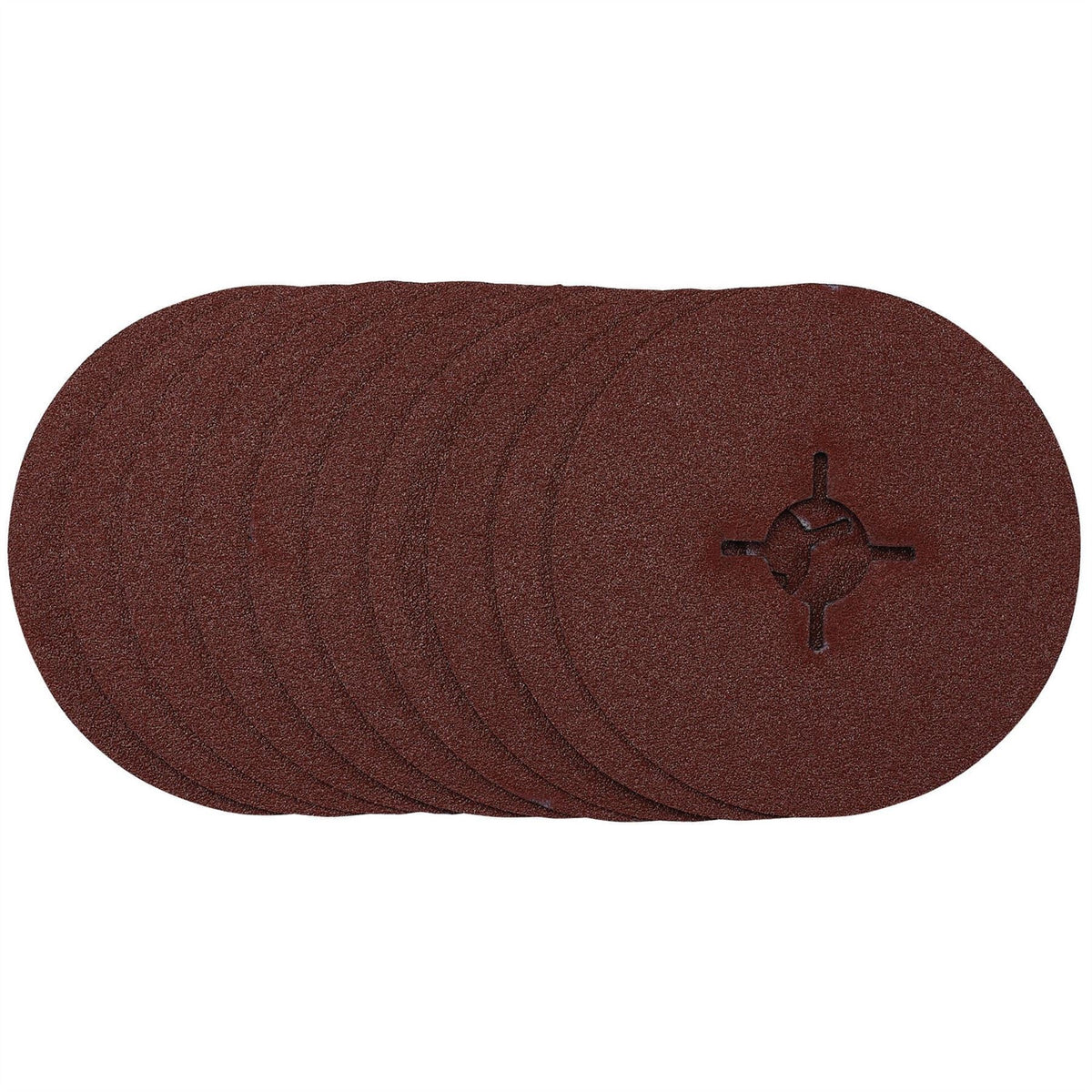 Draper Fibre Sanding Discs 115mm 60 Grit (Pack of 10) 68493 White Rose Tools