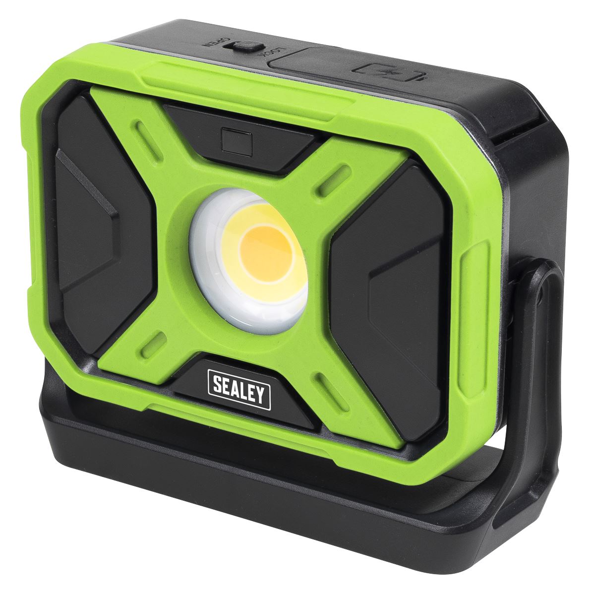 Sealey Rechargeable 360° Floodlight & Power Bank 24W COB LED White Rose Tools