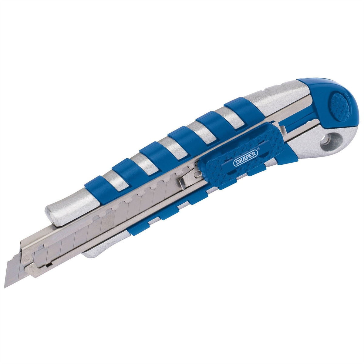 Draper Retractable Knife with Soft Grip 9mm 82836 White Rose Tools