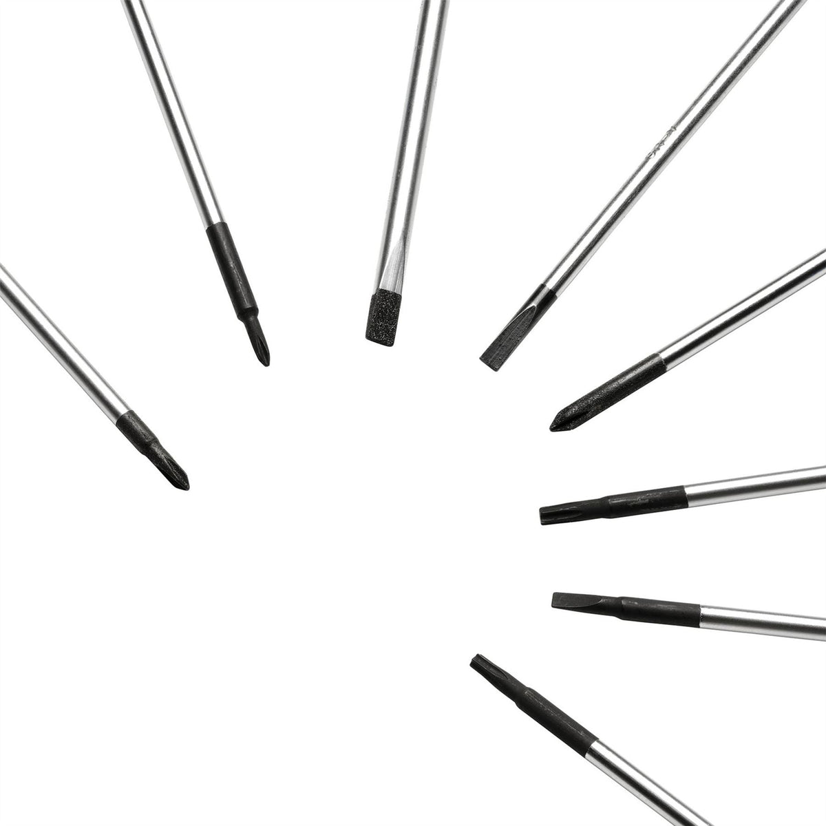 Draper Extra Long Precision Screwdriver Set in 1/4 Drawer EVA Insert Tray (8 Piece) 63399 White Rose Tools