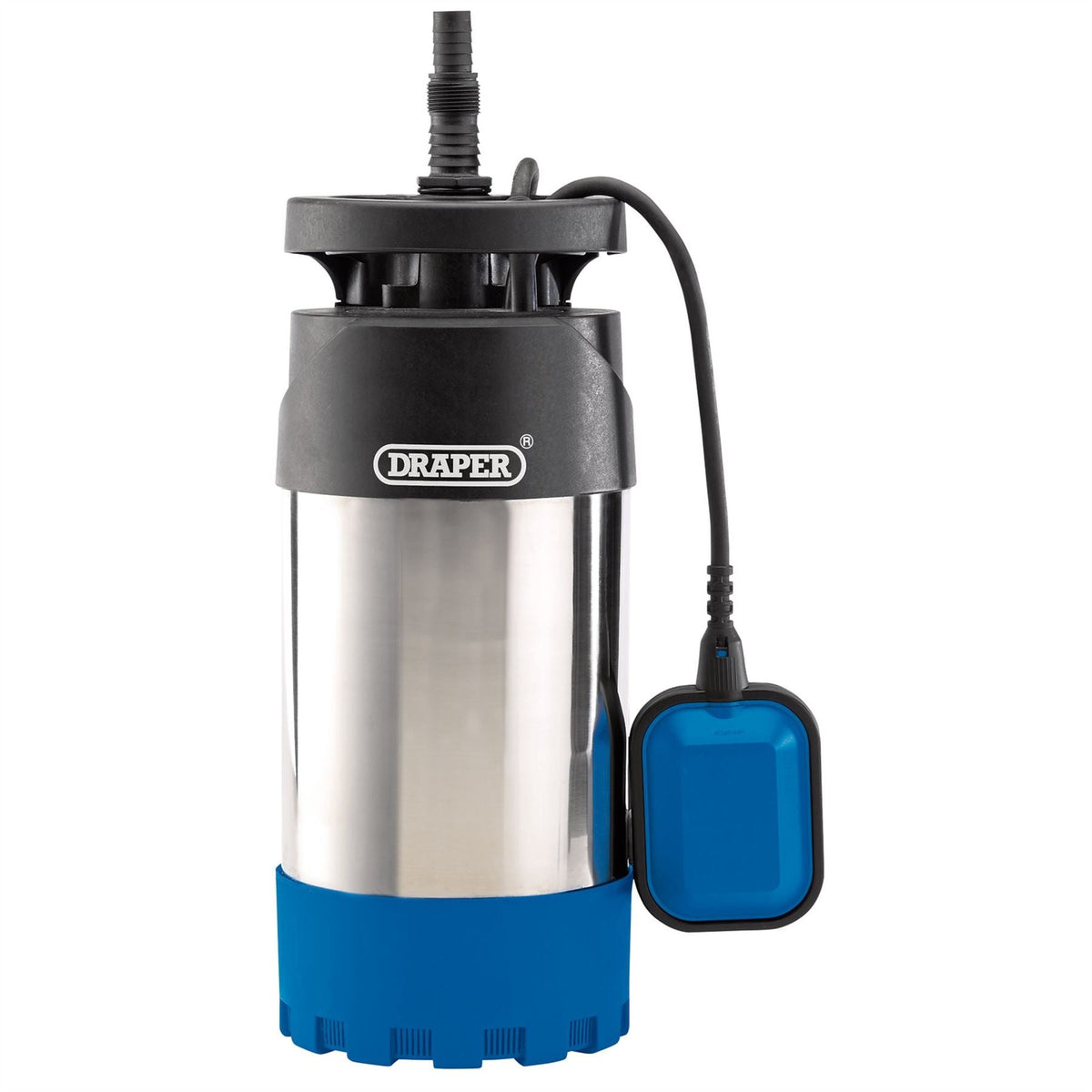 Draper Deep Water Submersible Well Pump with Float Switch 91L/min 1000W 98921 White Rose Tools