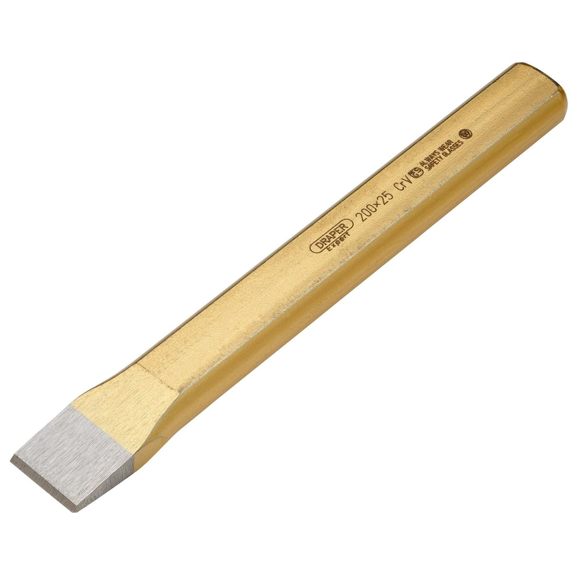 Draper Expert Flat Cold Chisel 25 x 200mm 51629 White Rose Tools