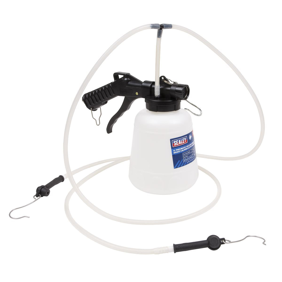 Sealey Brake Caliper/Clutch Bleeder 1L Pneumatic Vacuum Single & Twin
