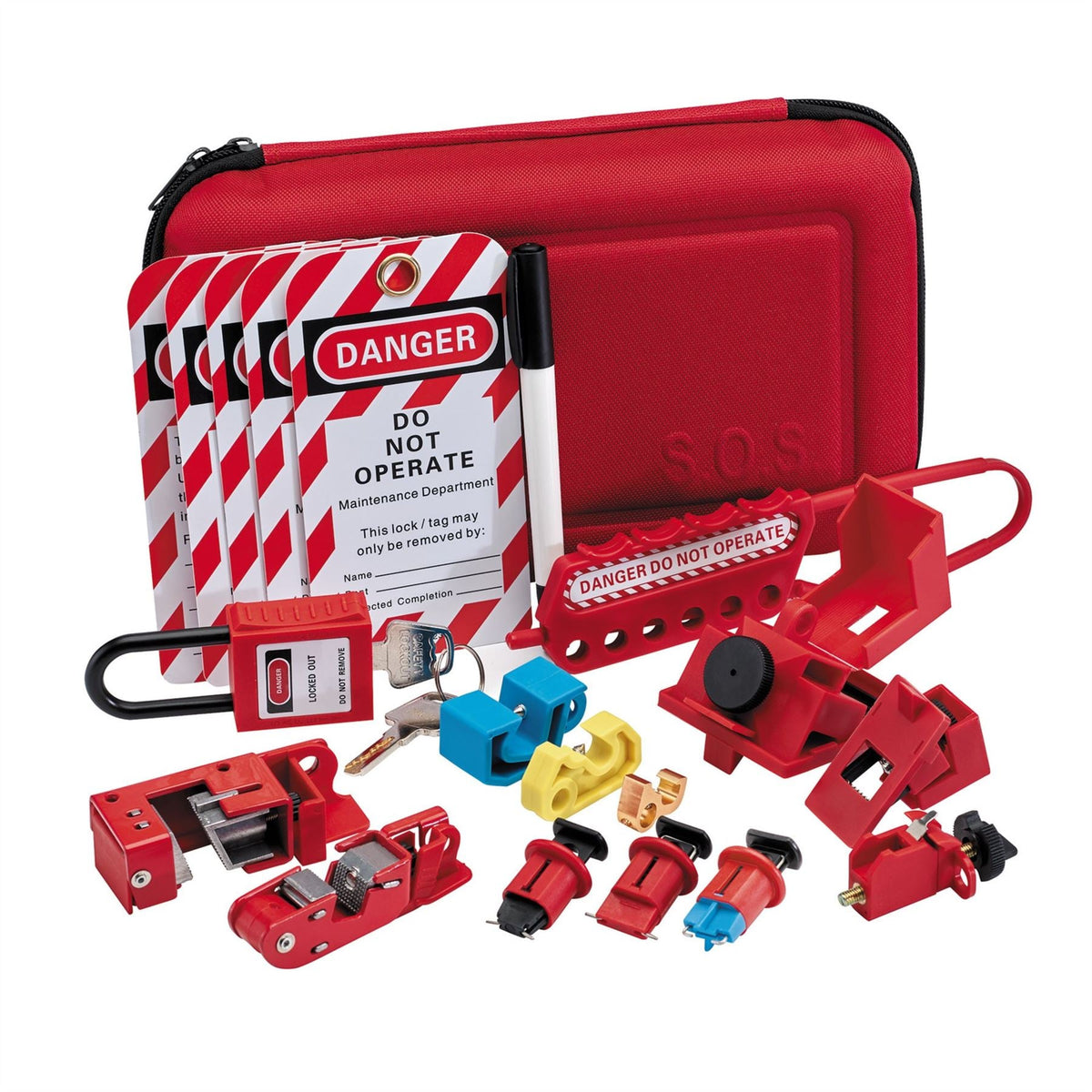 Draper Electricians Lockout Kit 70940 White Rose Tools