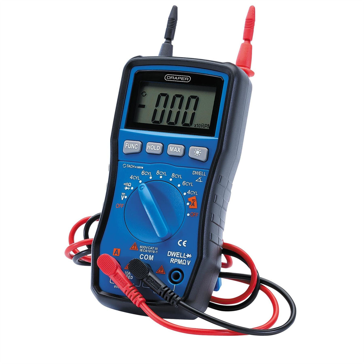 Draper Automotive Digital Multimeter 41821 White Rose Tools