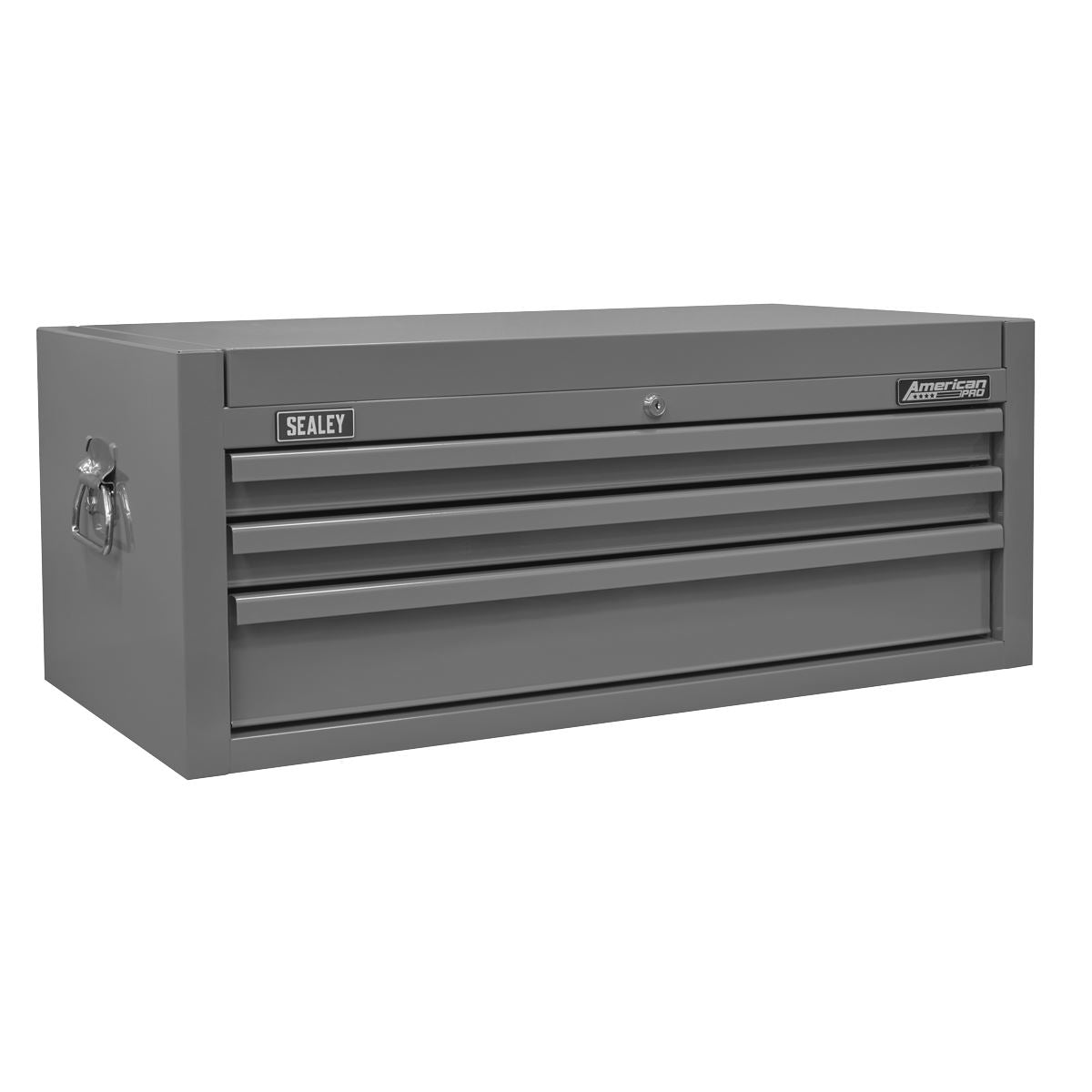 Sealey American PRO® Topchest 3 drawer - Grey White Rose Tools