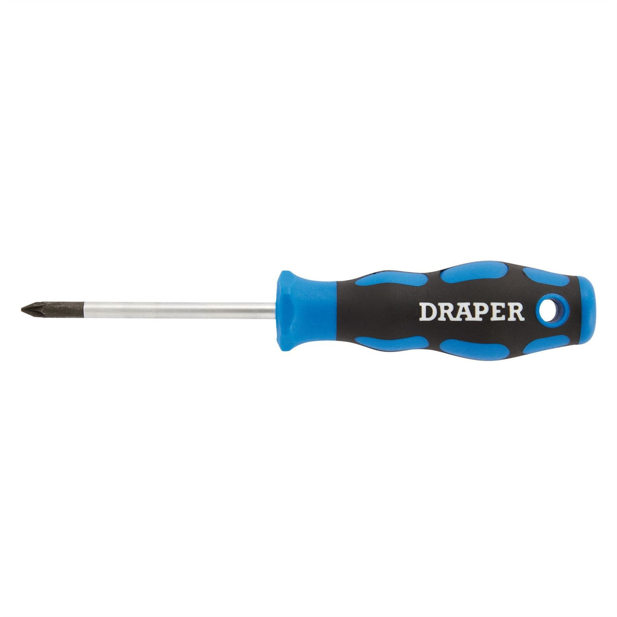Draper Soft Grip PZ TYPE Screwdriver No.1 x 75mm 48926 White Rose Tools