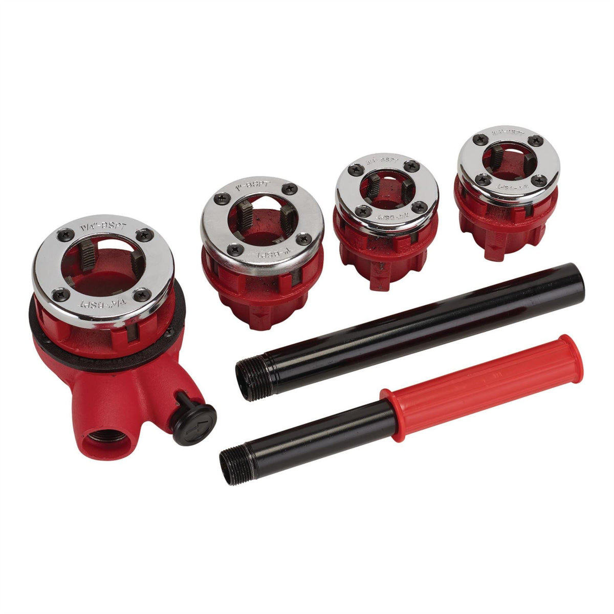 Draper Imperial Ratchet Pipe Threading Kit (7 Piece) 22498 White Rose Tools