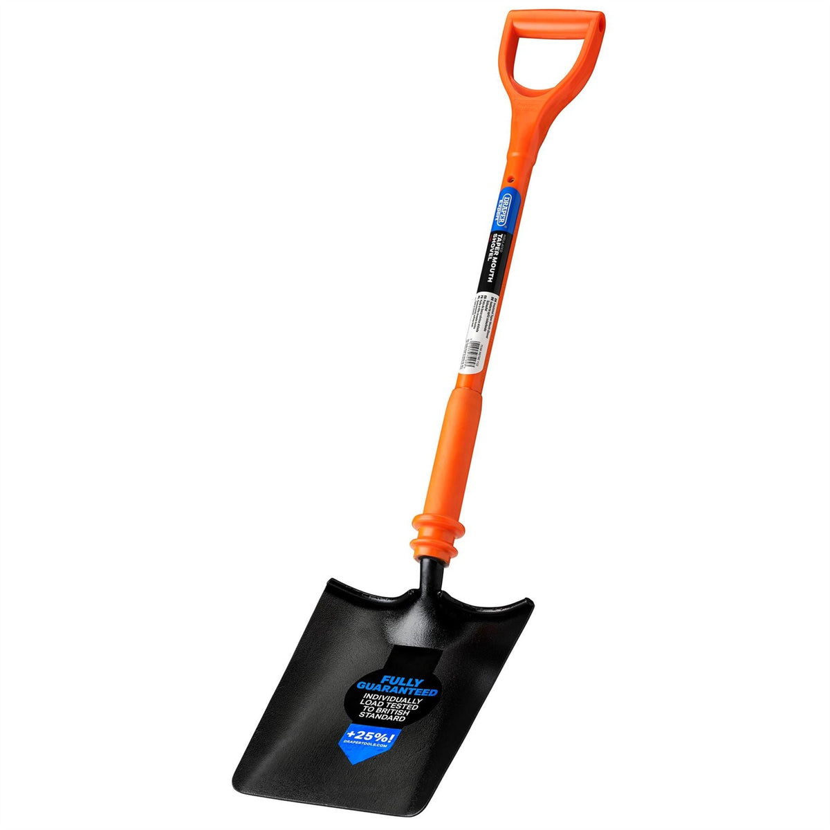 Draper Expert Fully Insulated Contractors Taper Mouth Shovel 75169 White Rose Tools