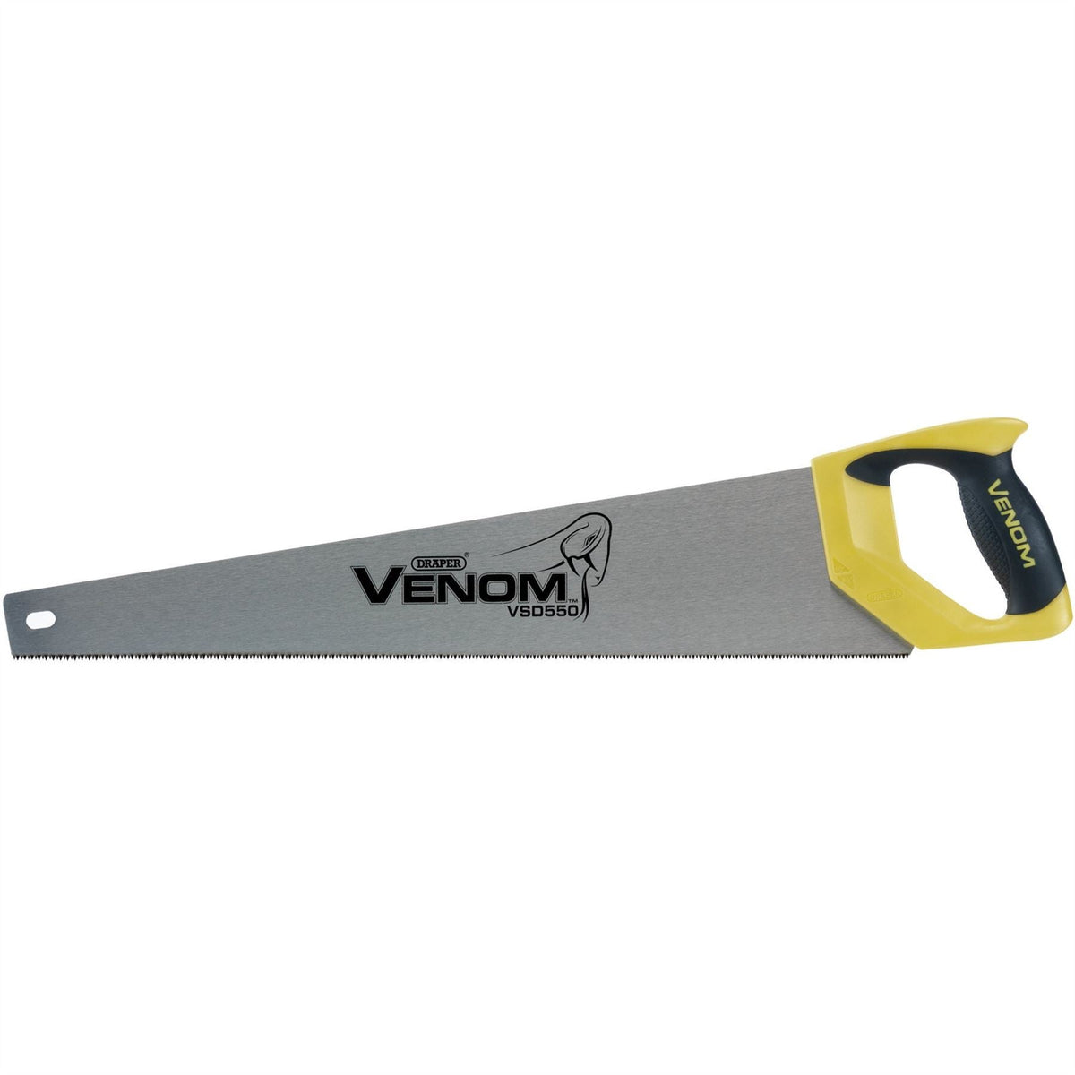 Draper Venom® Second Fix Double Ground Handsaw 550mm 11tpi/12ppi 82197 White Rose Tools