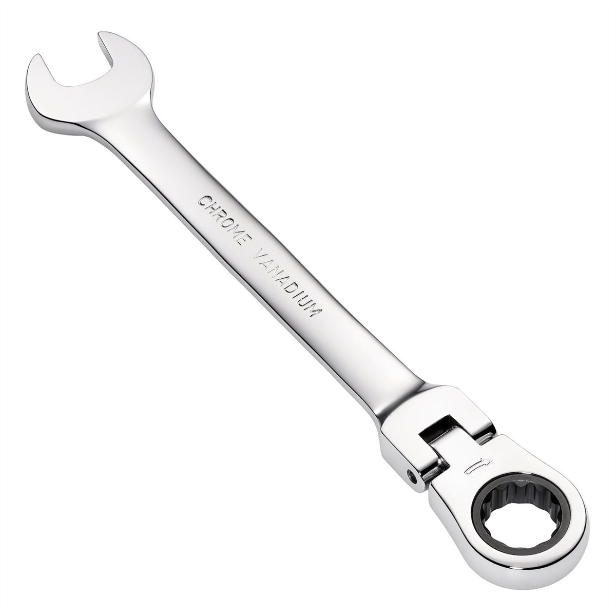 Draper HI-TORQ® Metric Flexible Head Ratcheting Combination Spanner 18mm 52020 White Rose Tools