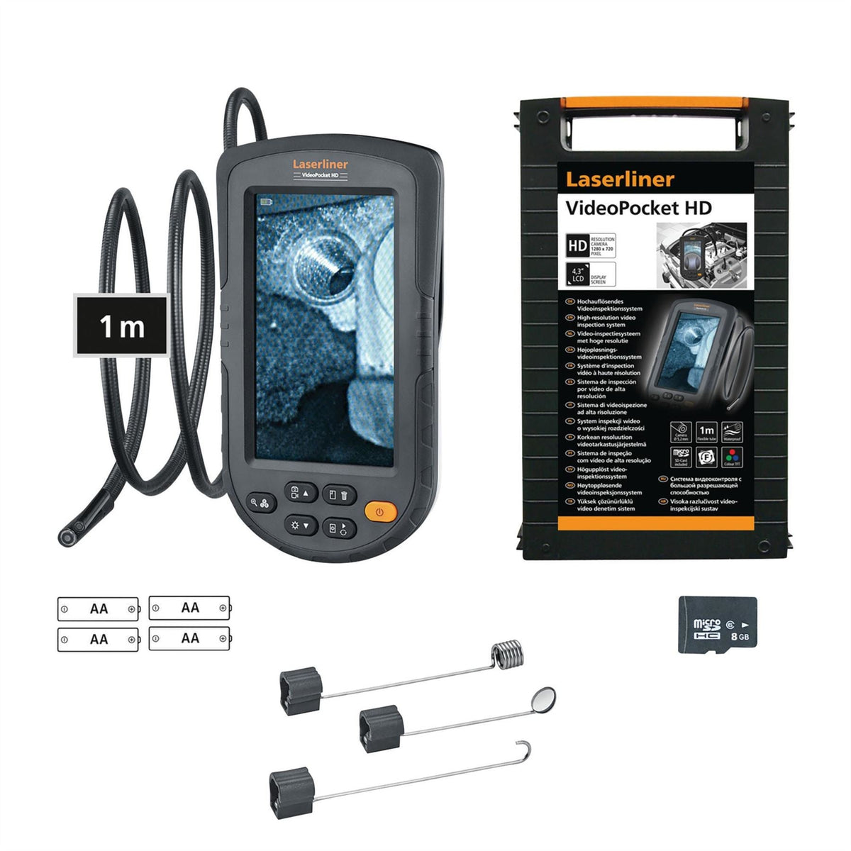Laserliner 082.262A VideoPocket HD Video Inspection System 32009 White Rose Tools