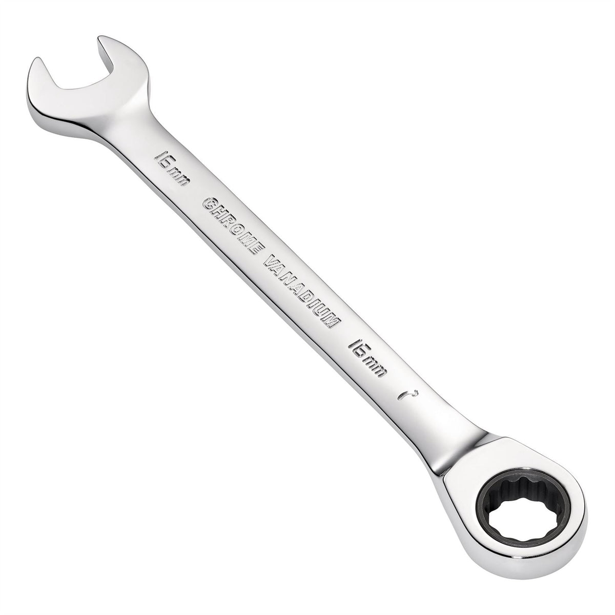 Draper Metric Ratcheting Combination Spanner 16mm 31013 White Rose Tools