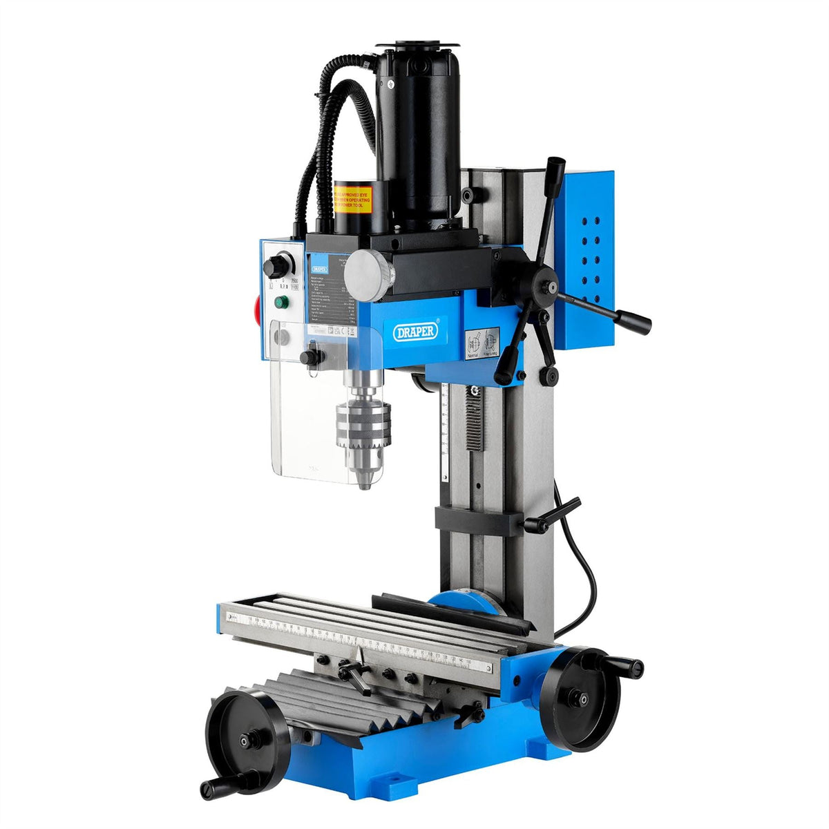 Draper Variable Speed Mini Milling/Drilling Machine 350W 34023 White Rose Tools