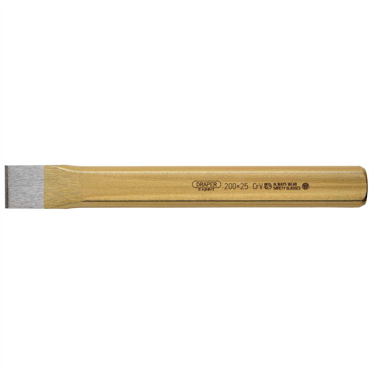 Draper Expert Flat Cold Chisel 25 x 200mm 51629 White Rose Tools