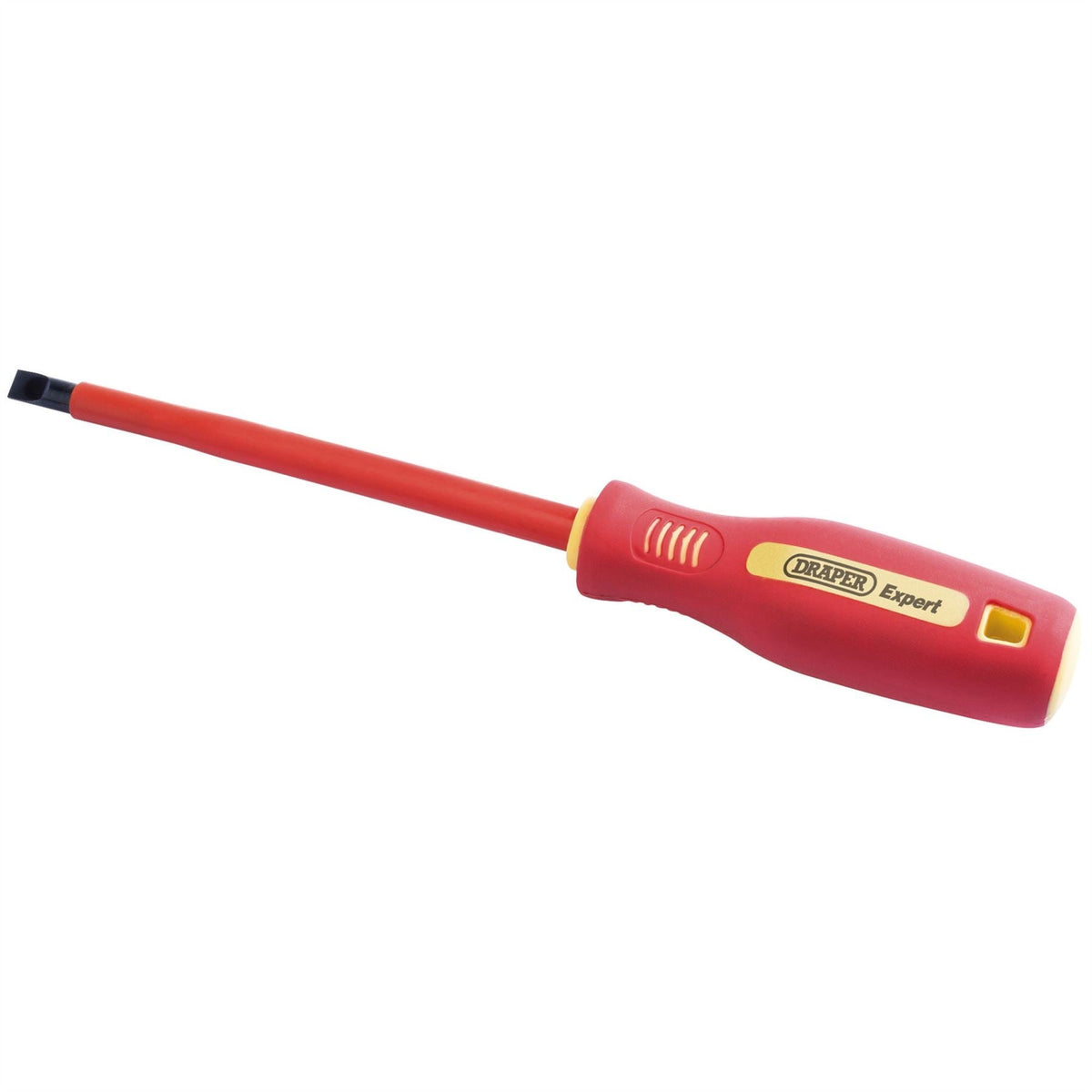Draper Fully Insulated Plain Slot Screwdriver 8 x 150mm (Sold Loose) 46526 White Rose Tools