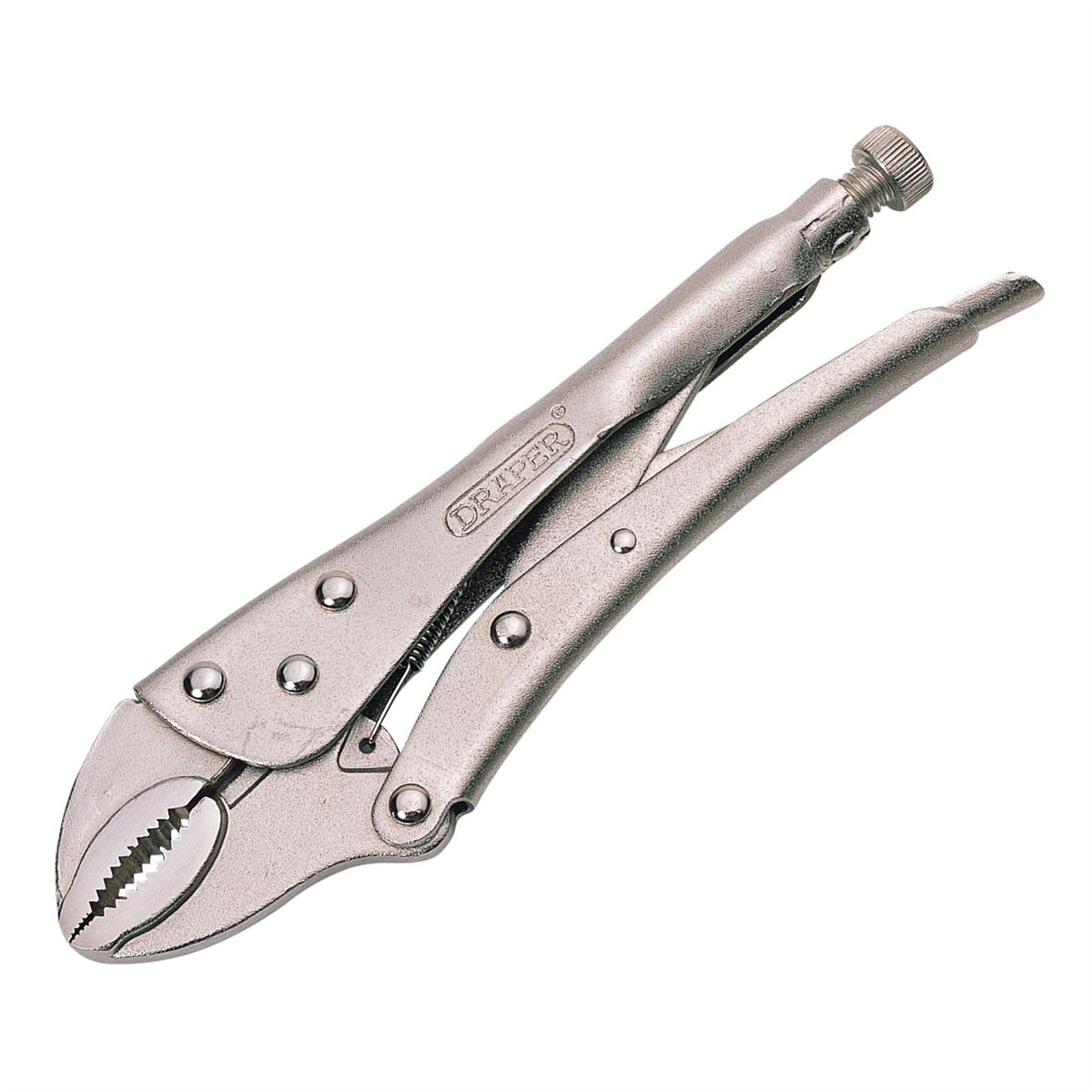 Draper Curved Jaw Self Grip Pliers 220mm 35369 White Rose Tools