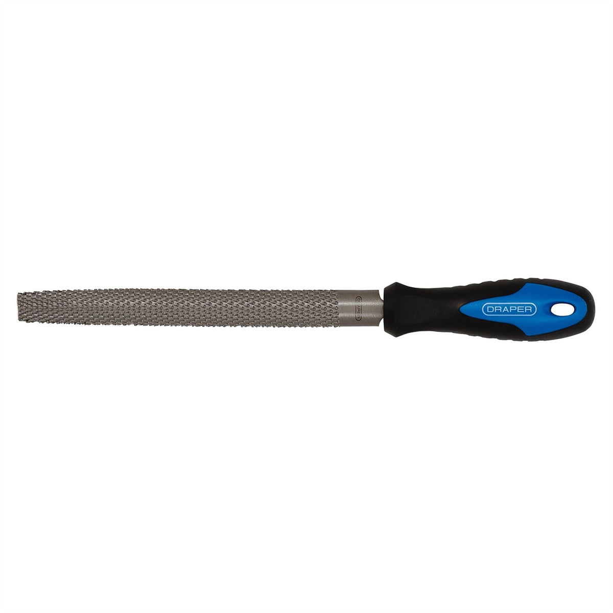 Draper Soft Grip Engineers Half Round Cabinet Rasp 200mm 44958 White Rose Tools