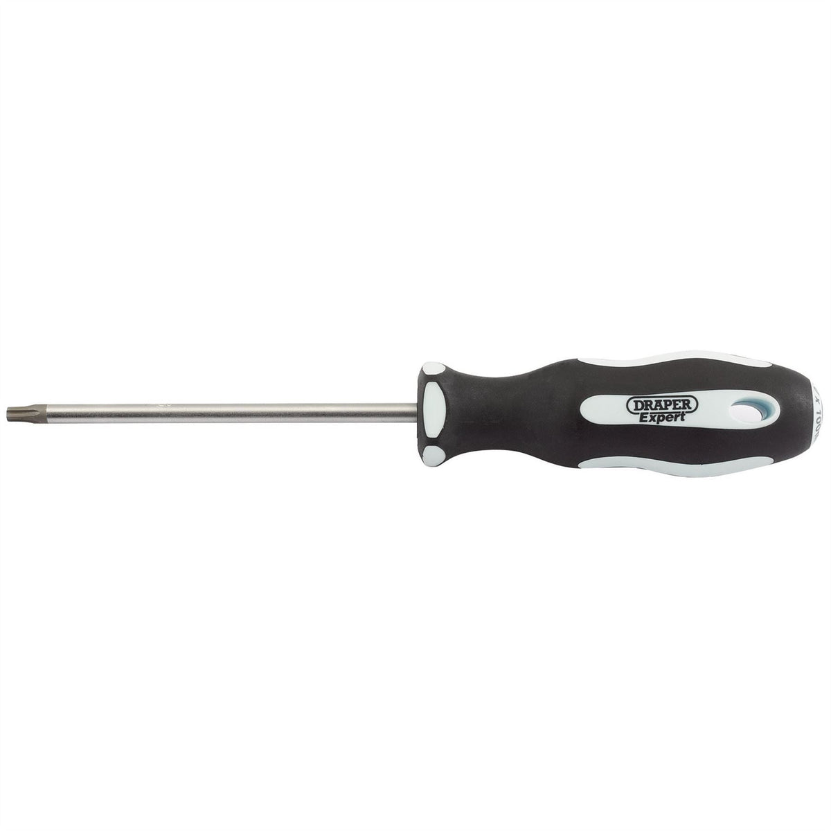 Draper Expert TX-STAR® Security Soft Grip Screwdriver T20T x 100mm 35143 White Rose Tools