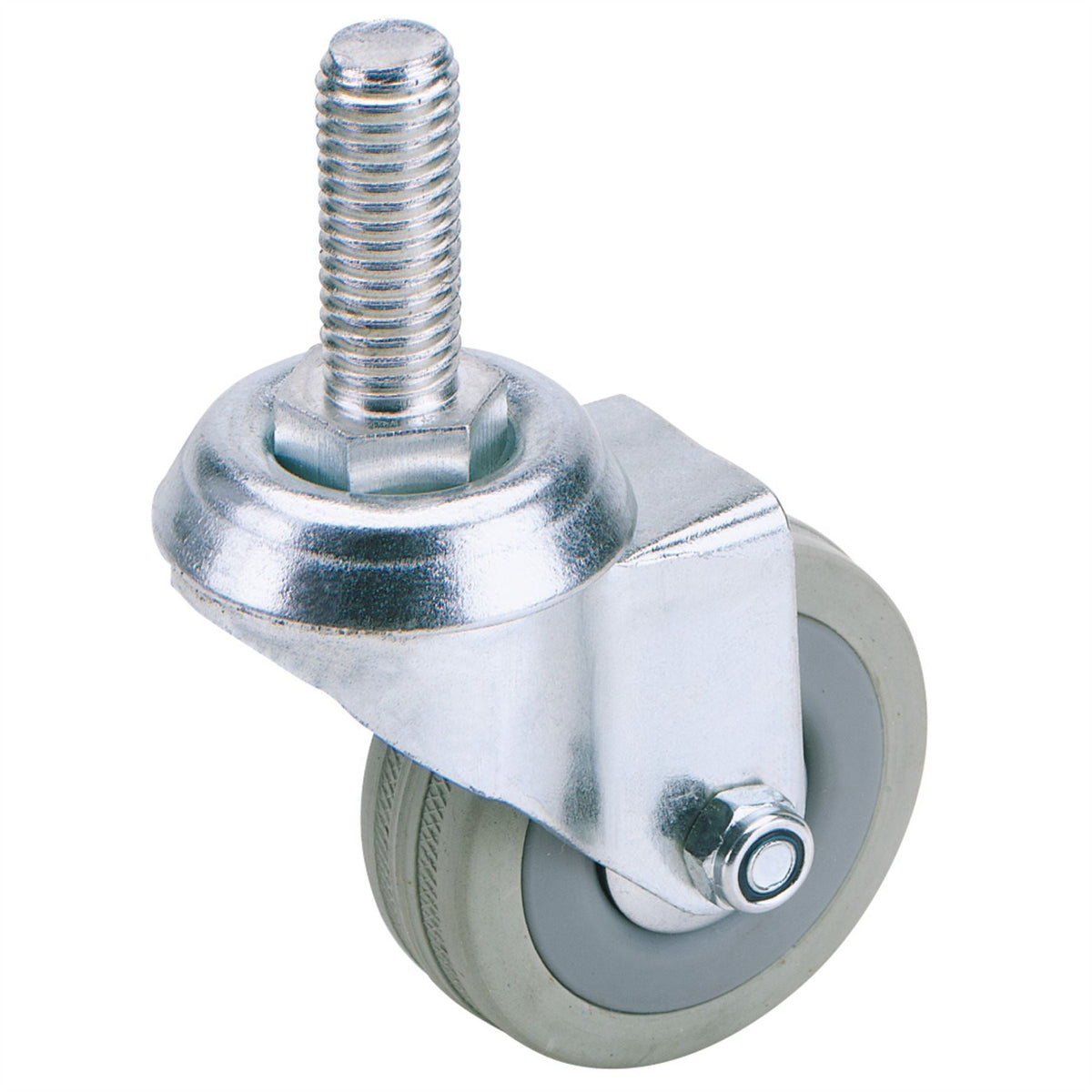Draper Swivel Bolt Fixing Rubber Castor 50mm Diameter S.W.L. 50kg 65470 White Rose Tools