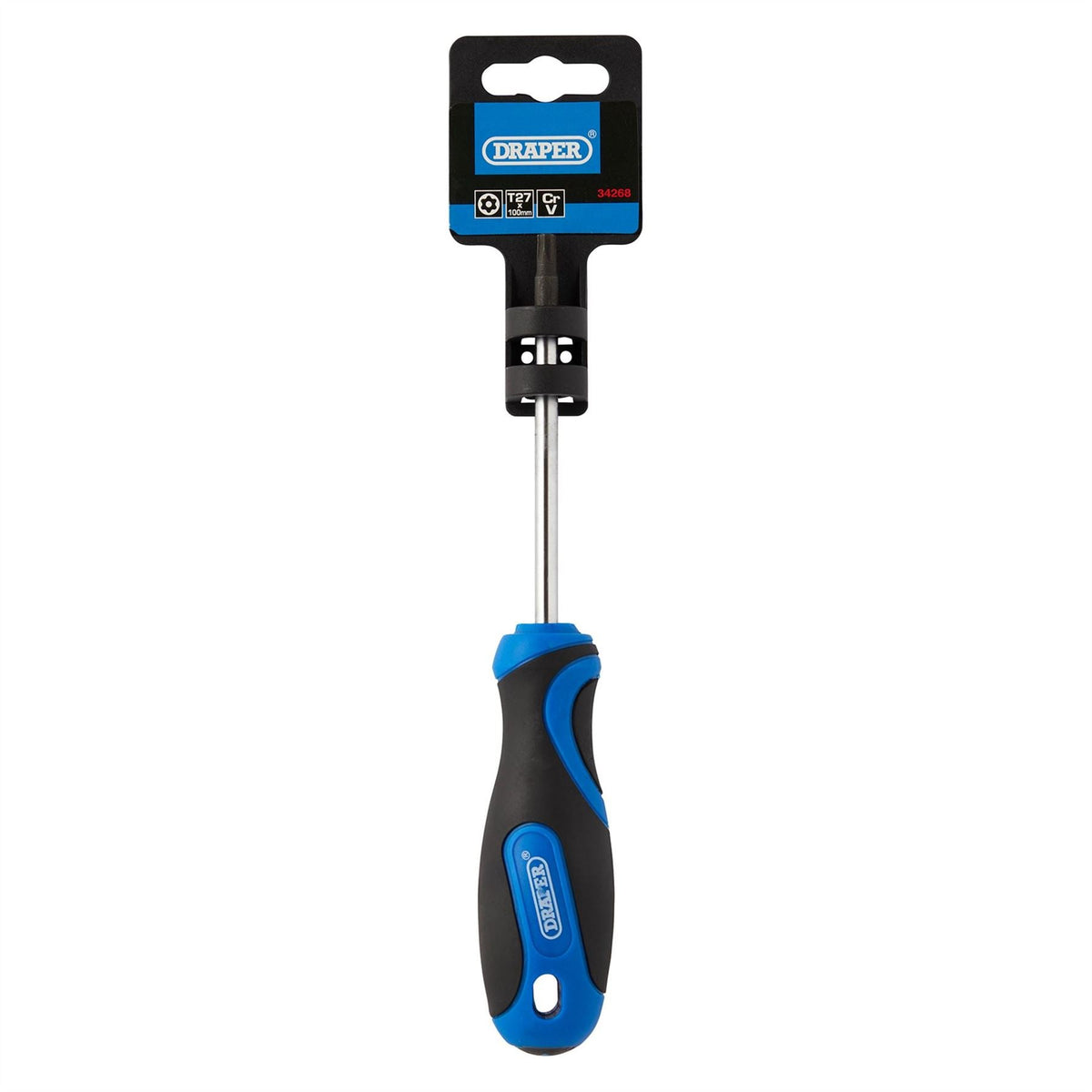 Draper TX-STAR® Soft Grip Security Screwdriver T27 34268 White Rose Tools
