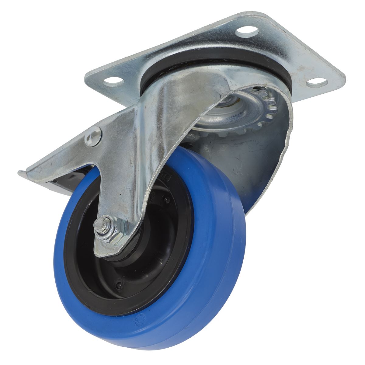 Sealey Castor Wheel Swivel Plate with Total Lock Ø100mm