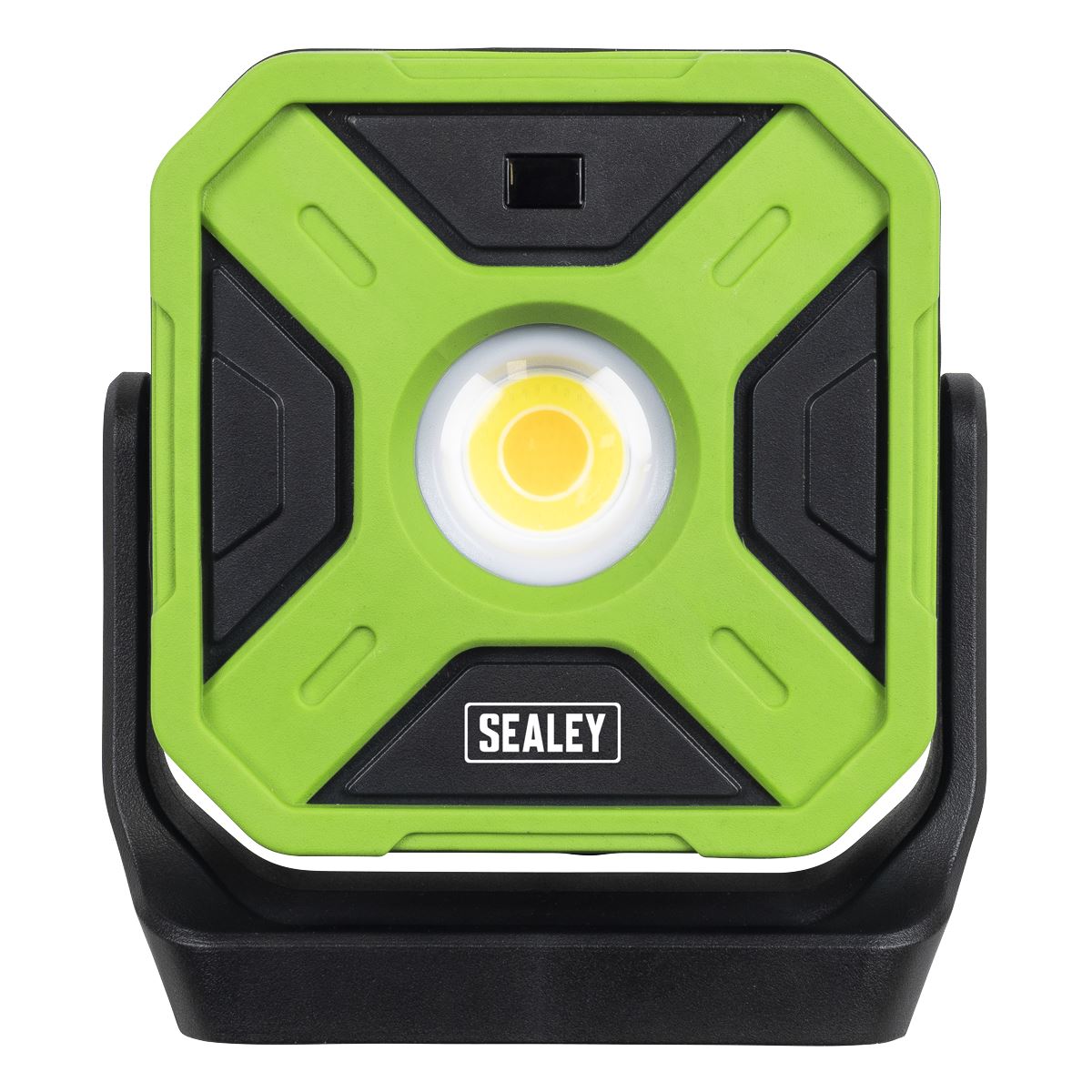 Sealey Rechargeable 360° Floodlight & Power Bank 12W COB LED White Rose Tools