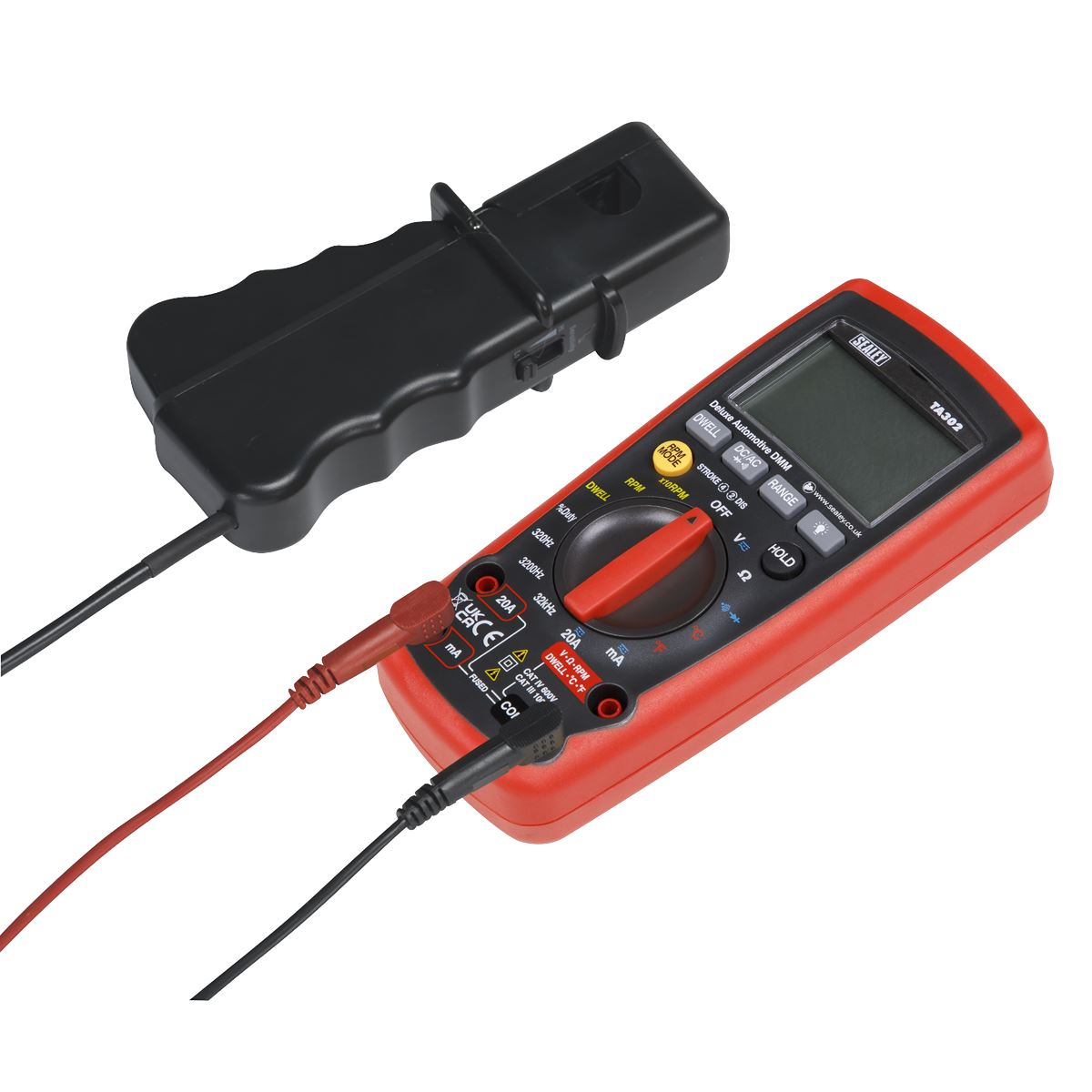 Sealey Digital Automotive Analyser 12-Function with Inductive Coupler