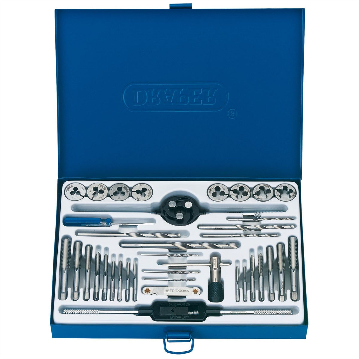 Draper Metric Tap and Die Set (37 Piece) 79203 White Rose Tools