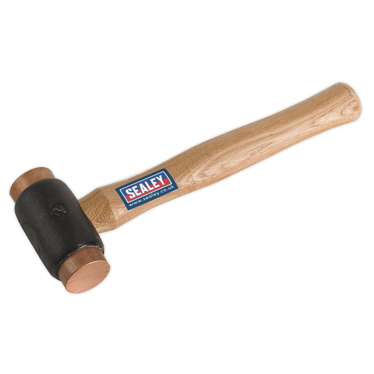Sealey Premier Copper Faced Hammer 2.75lb Hickory Shaft