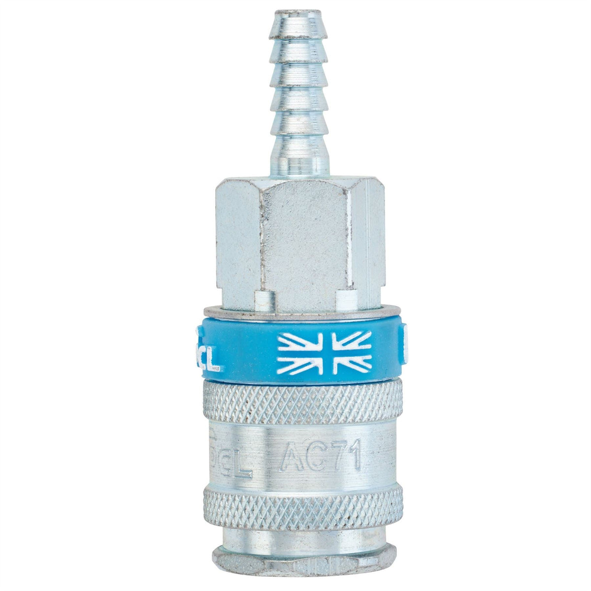 Draper Euro Coupling Hose Tailpiece 6mm (Sold Loose) 54410 White Rose Tools