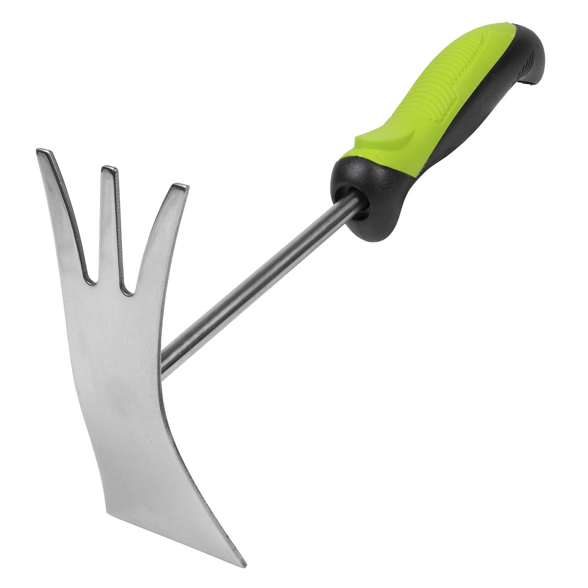 Sealey 2-In-1 Garden Hand Tool with Soft Grip Handle & Stainless Steel Tines/Blade