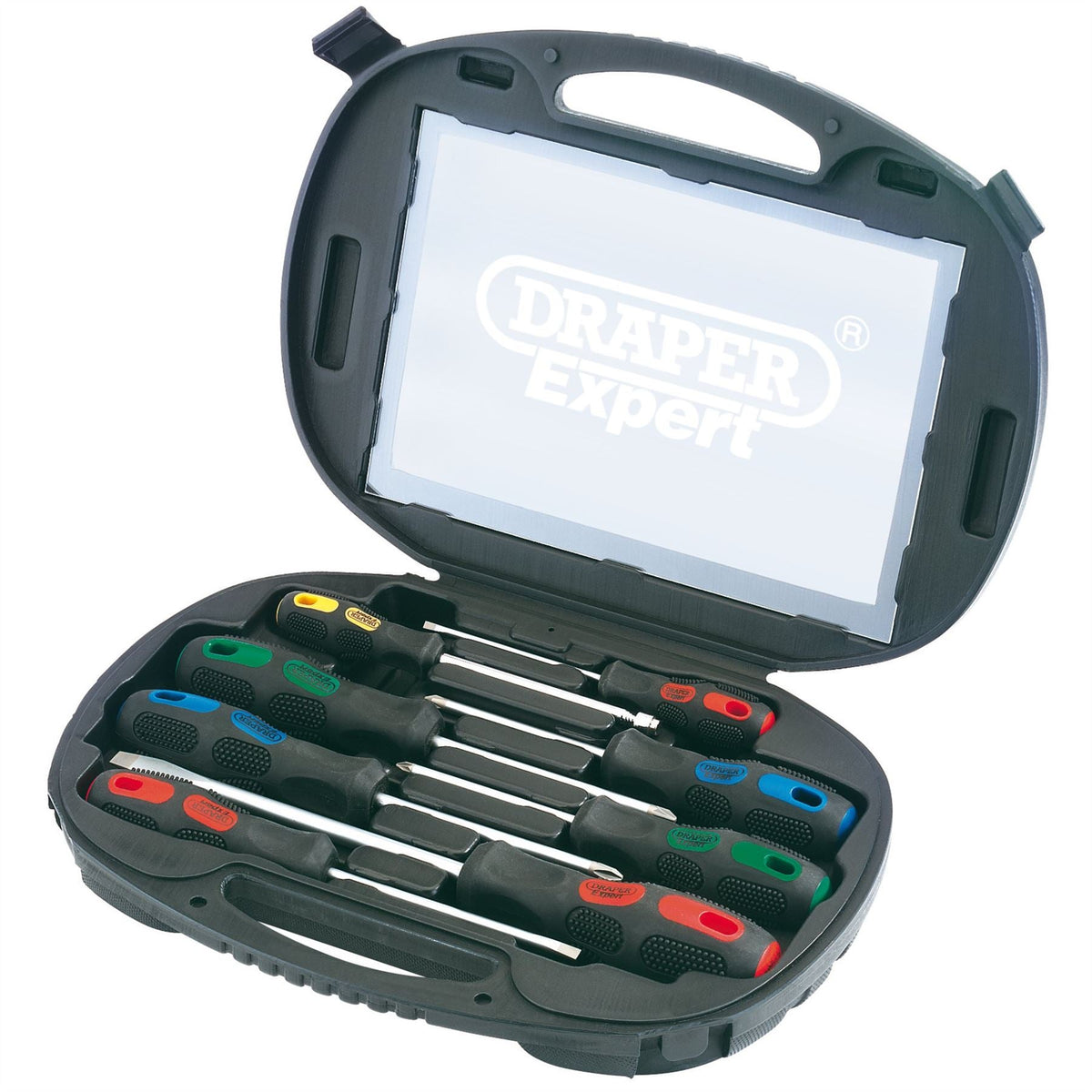Draper Expert Screwdriver Set in Case (8 Piece) 40002 White Rose Tools