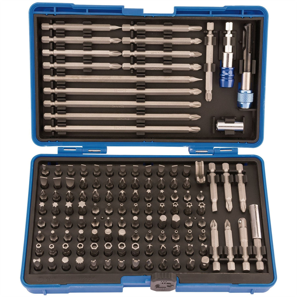 Draper Bit Holder Set (127 Piece) 82398 White Rose Tools