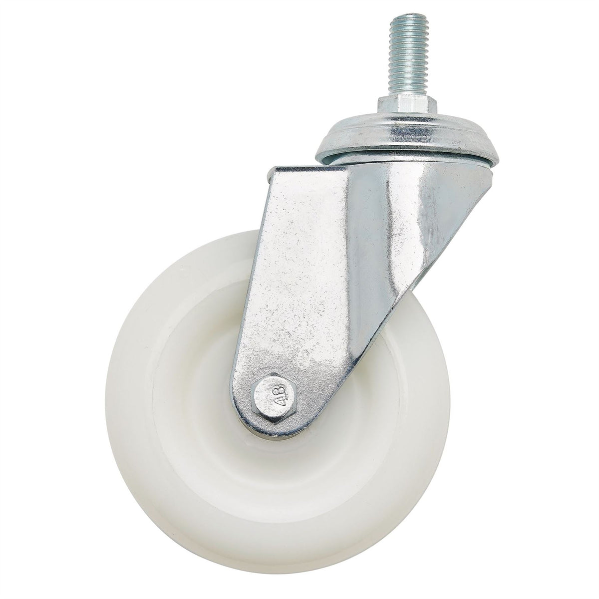Draper Swivel Bolt Fixing Nylon Wheel 100mm Diameter S.W.L. 125kg 65505 White Rose Tools