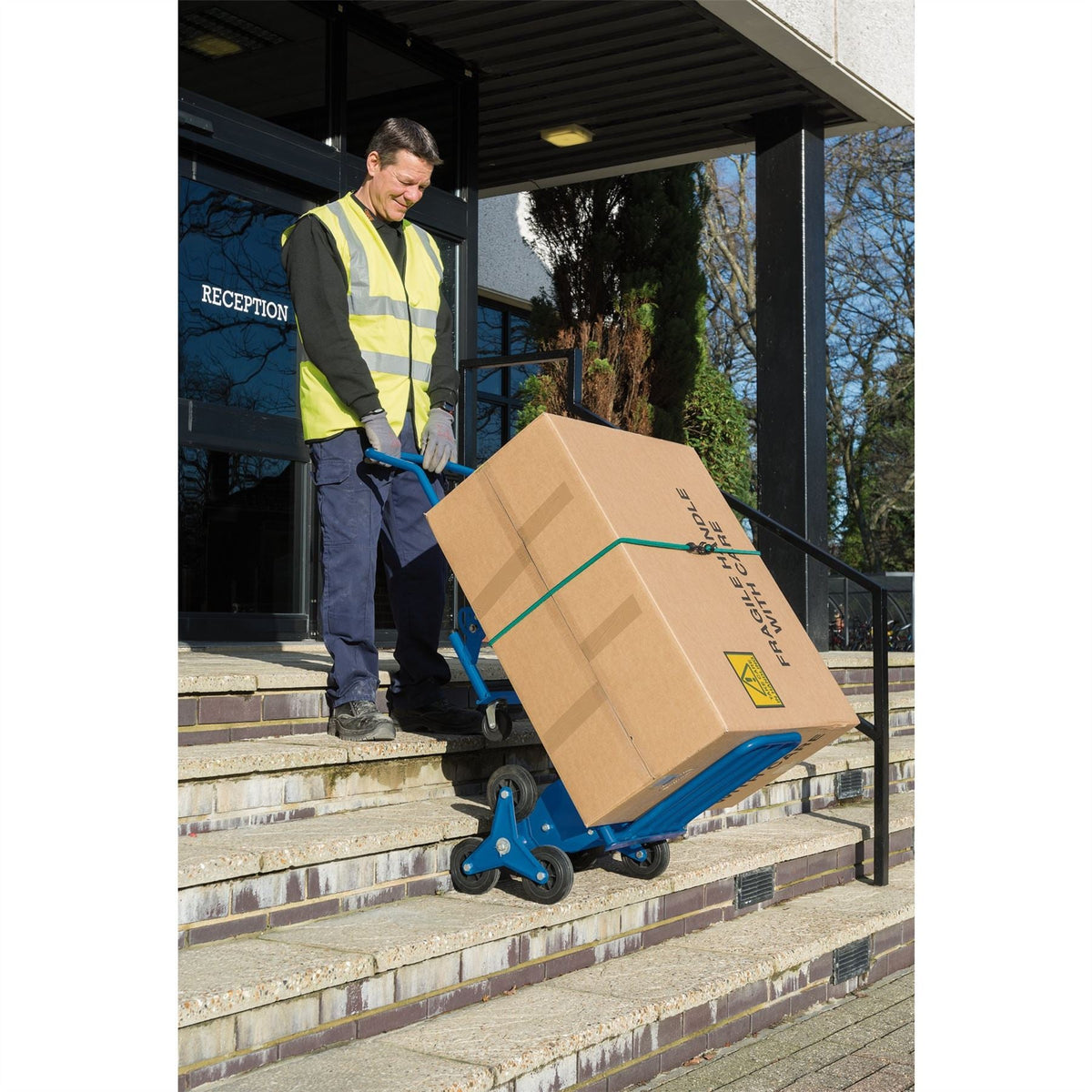 Draper 2-in-1 Stair Climb Sack Truck 85675 White Rose Tools