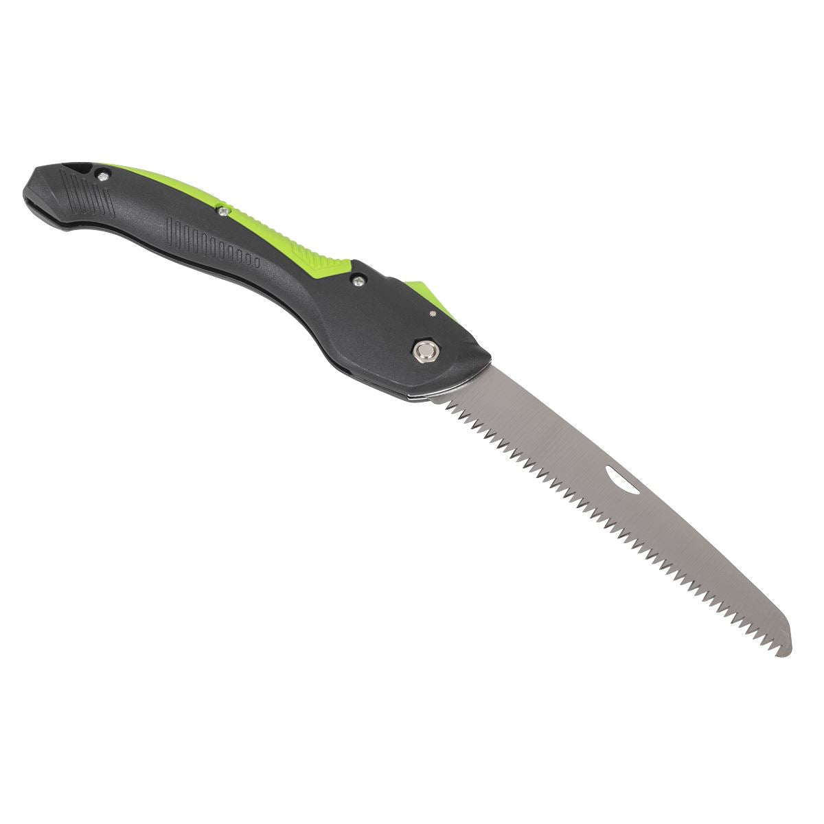 Sealey Folding Pruning Saw with Soft Grip Handle, 2 Cutting Positions & Carbon Steel Blade, 233mm