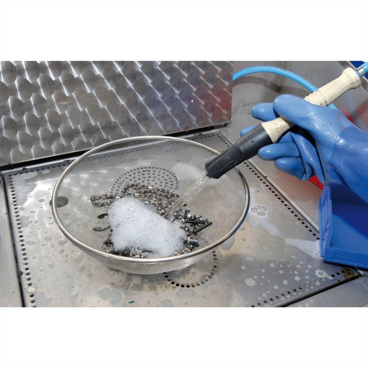 Draper Magnetic Stainless Steel Mesh Parts Washer Bowl 31317 White Rose Tools