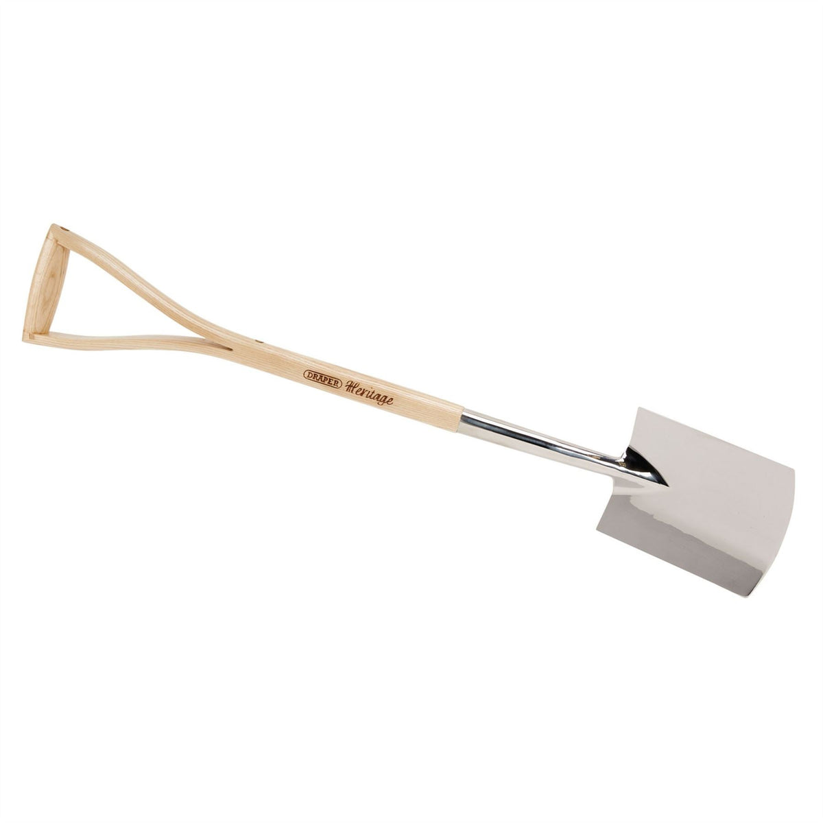 Draper Heritage Junior Stainless Steel Digging Spade 08971 White Rose Tools