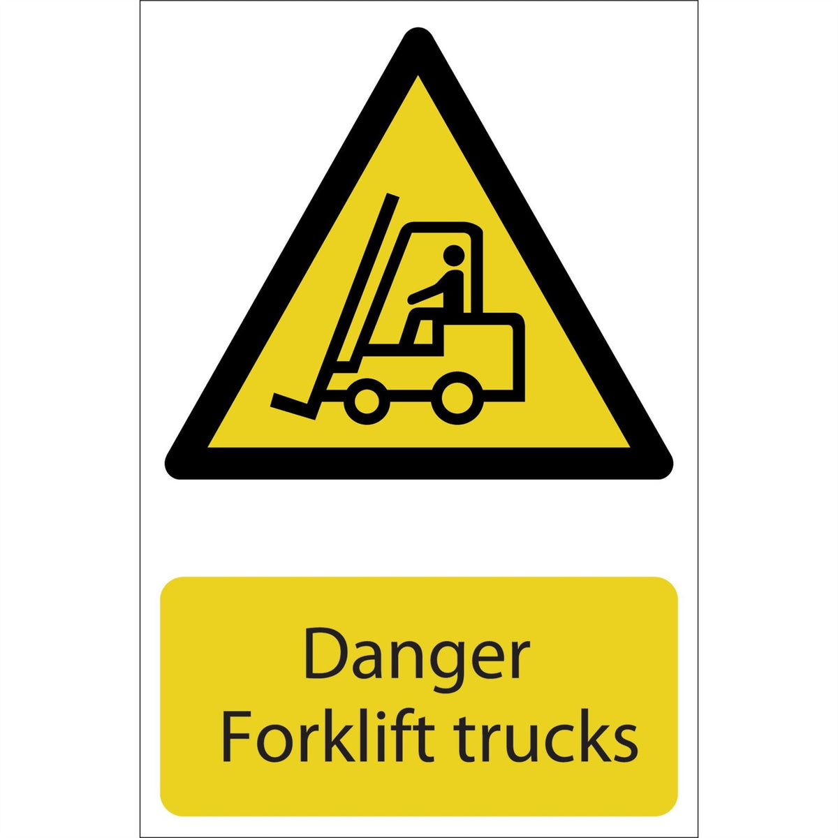 Draper Danger Forklift Trucks 72360 White Rose Tools