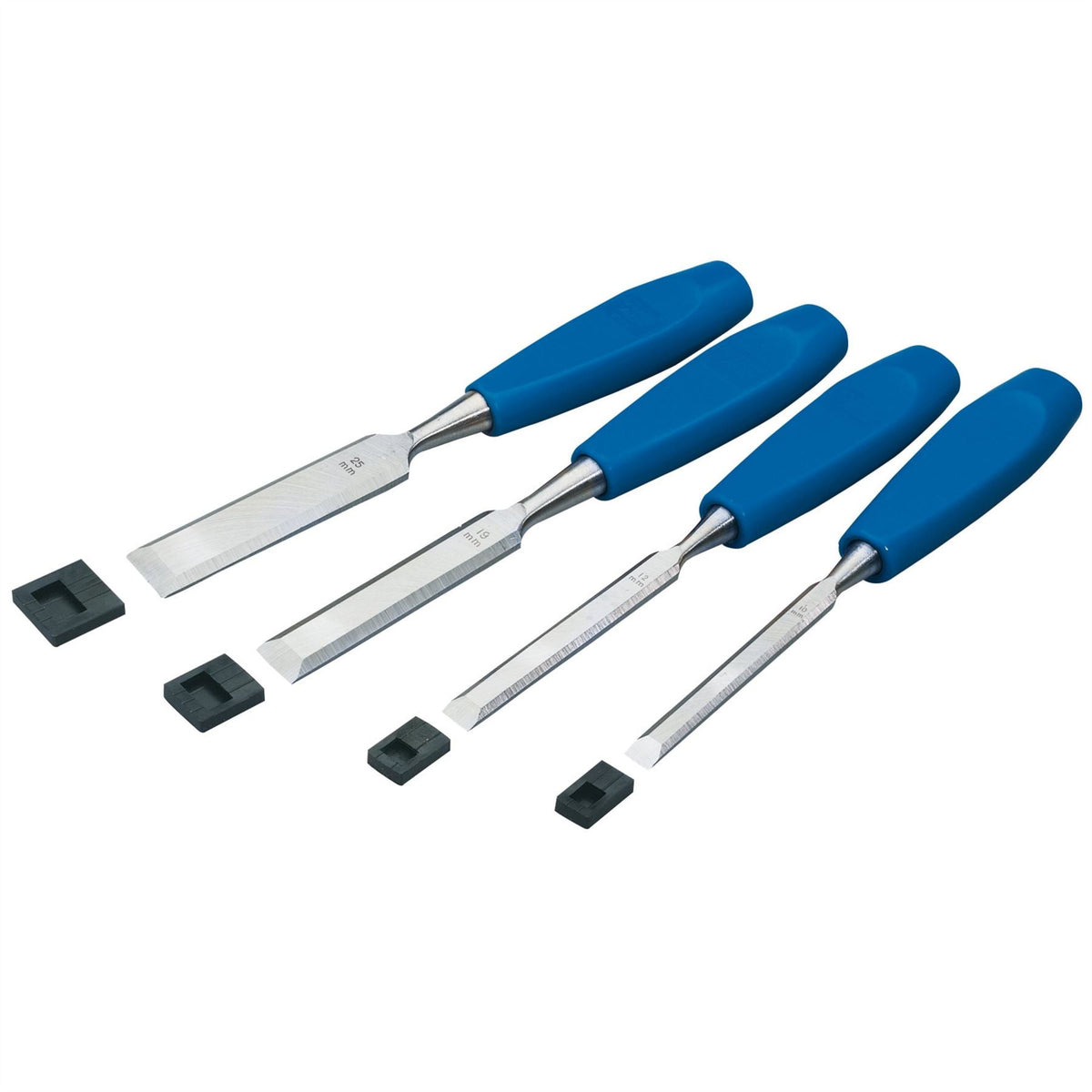 Draper Bevel Edge Wood Chisel Set (4 Piece) 69619 White Rose Tools