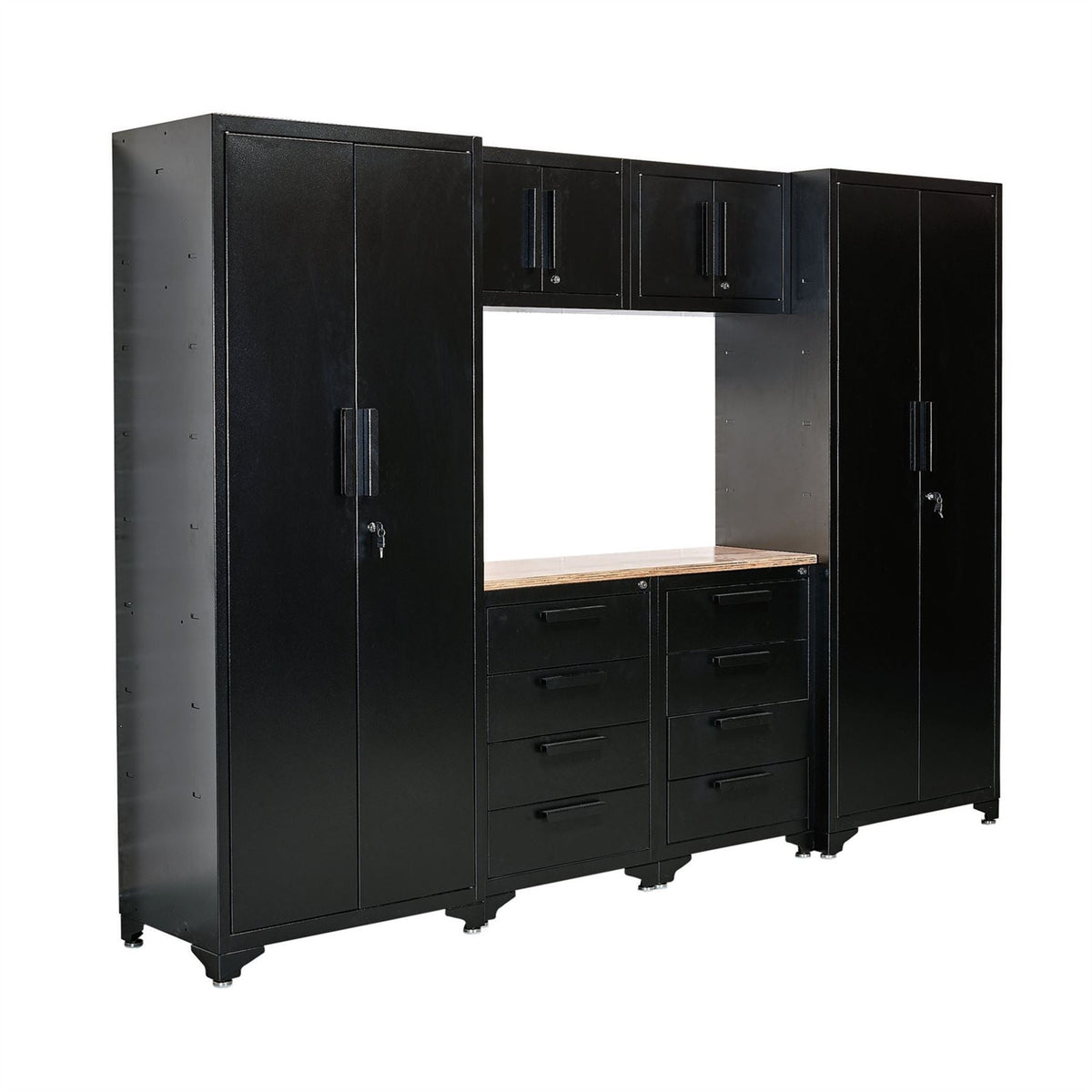 Draper Double Garage Workstation 40086 White Rose Tools