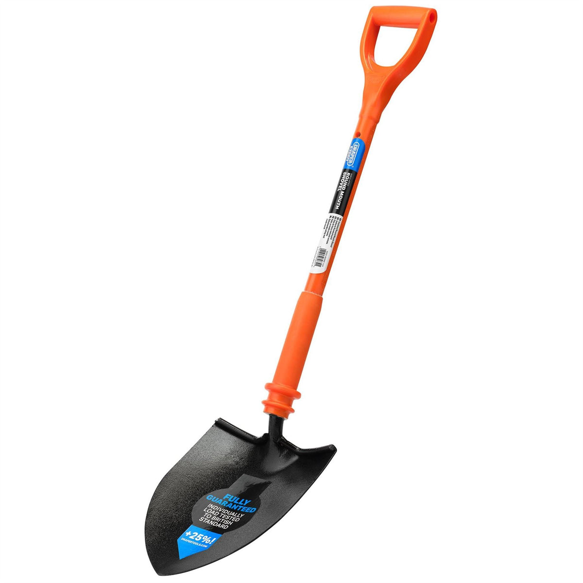 Draper Expert Fully Insulated Contractors Round Mouth Shovel 82639 White Rose Tools