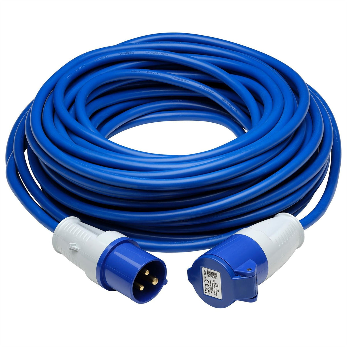 Defender E85234 230V Arctic Extension Lead Blue 2.5mm² 16A 25m 35067 White Rose Tools