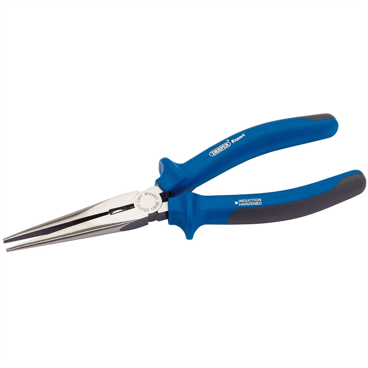 Draper Expert Heavy Duty Soft Grip Long Nose Pliers 200mm 68888 White Rose Tools