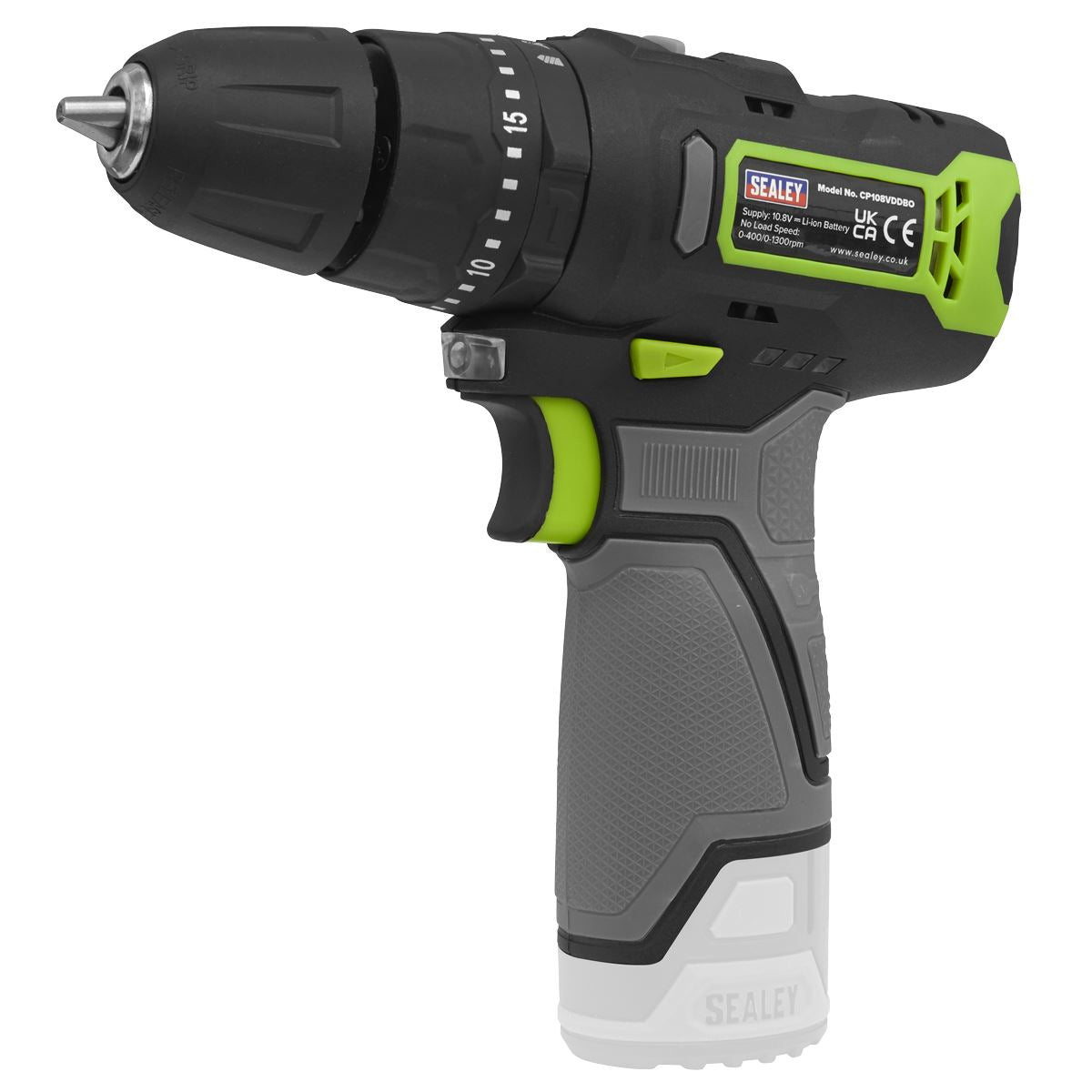 Sealey Cordless Combi Drill Ø10mm 10.8V SV10.8 Series - Body Only