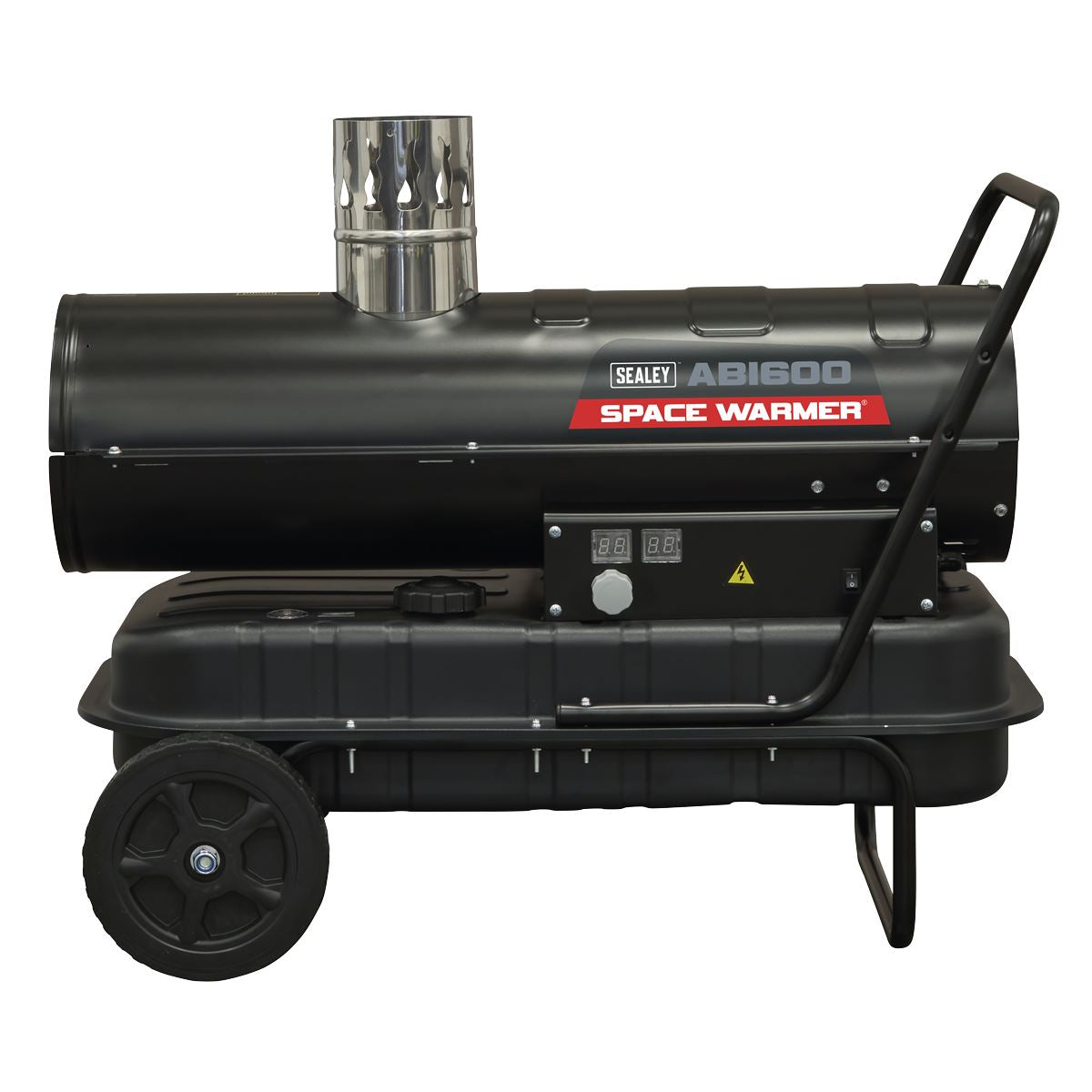 Sealey Space Warmer® Indirect Kerosene Diesel Heater with Wheels 68,000Btu/hr White Rose Tools