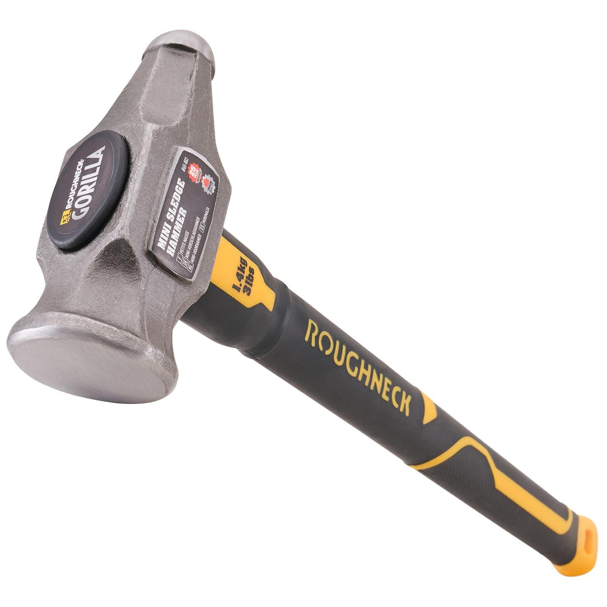 Roughneck 1.4kg (3lb) Gorilla Mini Sledge Hammer 65-803 White Rose Tools
