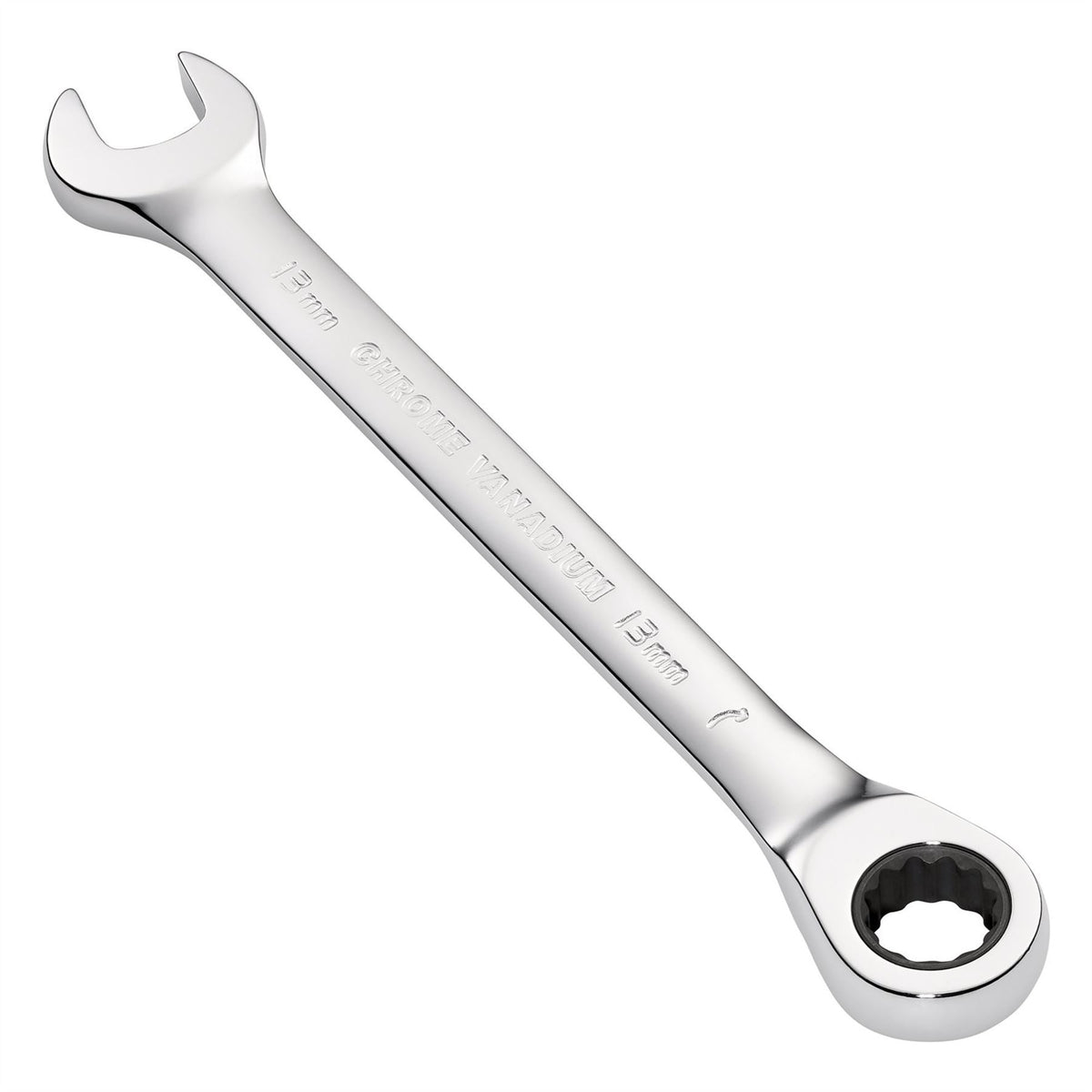 Draper Metric Ratcheting Combination Spanner 13mm 31010 White Rose Tools